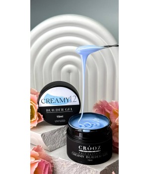 Гель Crooz Creamy Builder gel №12, 15 мл TPO free